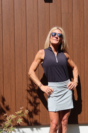 The Holiday Set: Skort + No Sleeve Zip